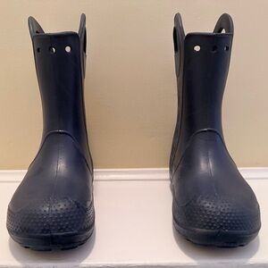 CROCS Kids Navy Rain & Snow Boots